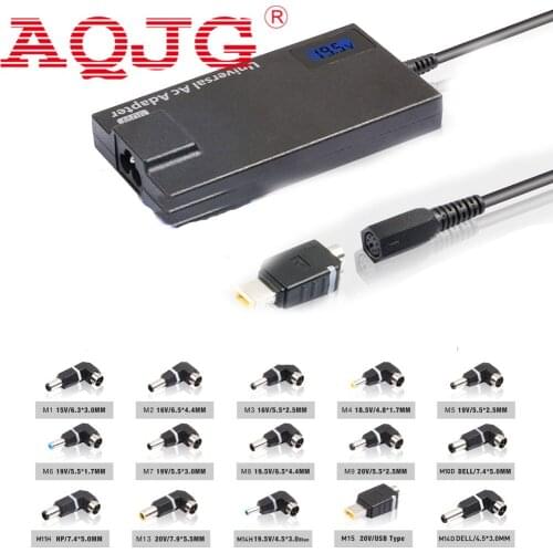 15-20V 14 Tips 90W Automatic Universal Laptop Adapter Charger for Acer ASUS DELL Thinkpad Lenovo Sony Toshiba Samsung Laptop