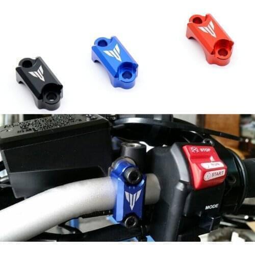 Brake Master Cylinder Clamp For YAMAHA YZF R125 R1 R6 R25 R3 R15 MT-15 MT125 YZFR1 YZFR6 Motorcycle Handlebar Bar Clamp Cover