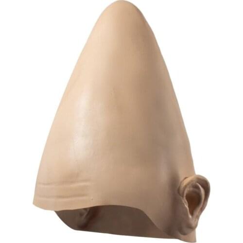 1PC Halloween Alien Pointed Egg Head Headgear Latex Helmet Masquerade April Fools Day Party Cosplay Costume Funny Cute Props