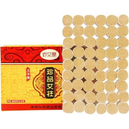 3 lots 54 pcs five years Chen Ai Zhu acupuncture moxibustion massage moxa Ai grass moxibustion Ai paste Ai candle