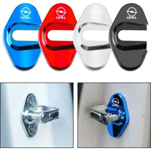 4Pcs Car Door Lock Rust Protection Cover Accessories For Opel Astra Vectra Corsa Insignia Vivaro OPC Zafira Mokka