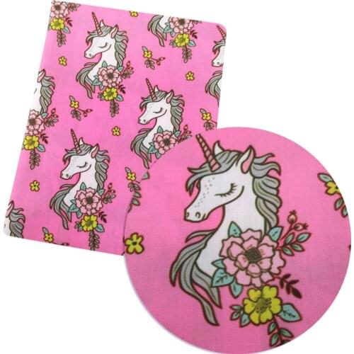 David accessories 50*145CM patchwork owl unicorn polyester cotton fabric for Tissue Kids home textile Sewing Tilda Doll,c2525