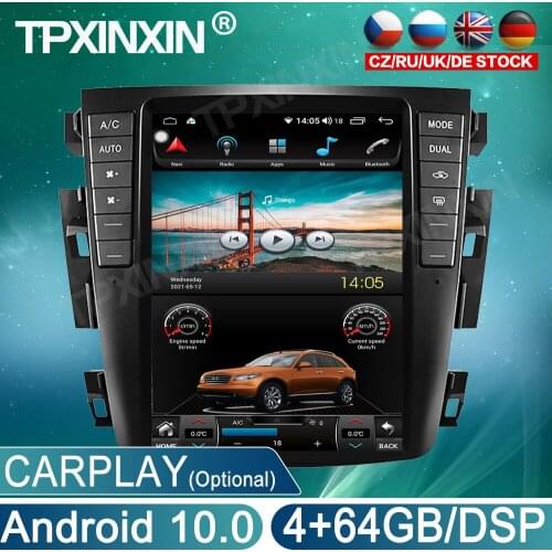 Wireless Carplay 4+64G Android For Nissan Teana 2003-2007 Car Multimedia Player Auto Radio Headunit Tape Recorder GPS Navigation
