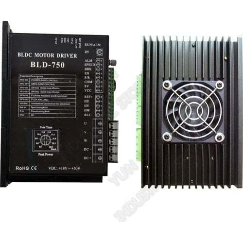 750W 25A Brushless Motor Driver DC 48V BLDC Driver Hall drive Controller Adjustable High speed Fan Suitable for 300W 400W 600W