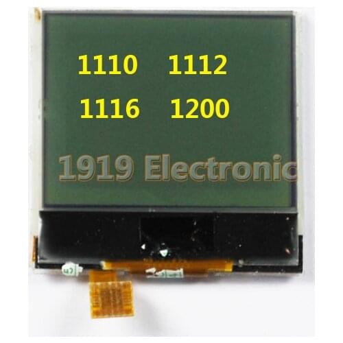 Black Mobile phone Full Complete LCD Display For Nokia 1110 1112 1200 1116 1110i