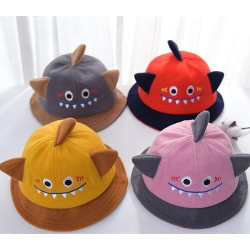 Baby Fisherman Hat Children Hats Male Girl Keep Warm Woolen Lovely Modeling Basin Cap Baby Cap Number