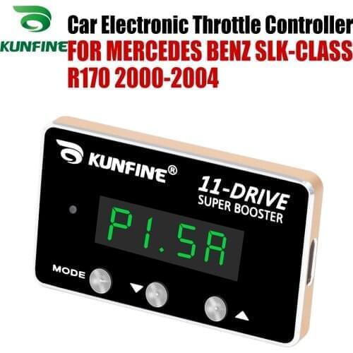 KUNFINE Car Electronic Throttle Controller Racing Accelerator Potent Booster For BENZ SLK-CLASS R170 2000-2004 Tuning Parts