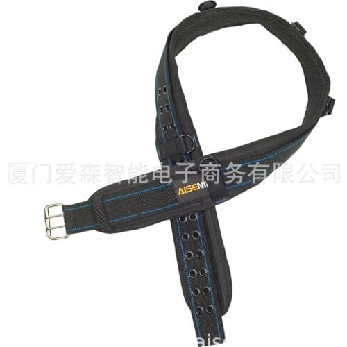 Multifunctional hangable breathable waist pad to lighten the load work tool kit belt work belt