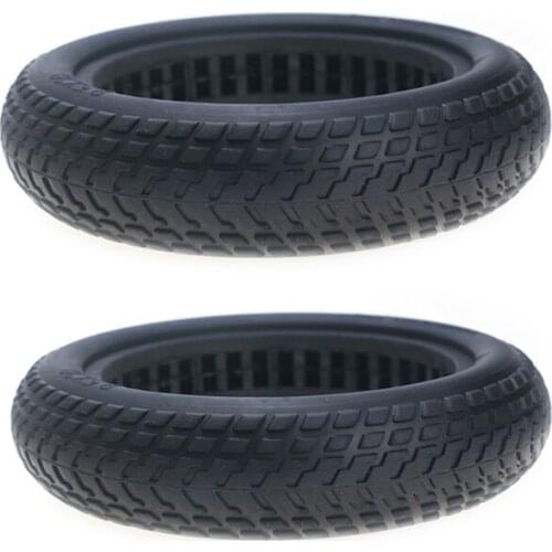 8.5 Inch Non-Inflatable Semi-Solid Rubber Hollow Tire for Xiaomi M365 Electric Scooters/ 8 1/2*2 Explosion-Proof Damping Tires