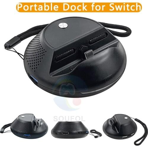 Portable TV Converter Charging Dock Cooling Stand Type-C HDMI-compatible PCB Board Playstand For Nintend Switch Console