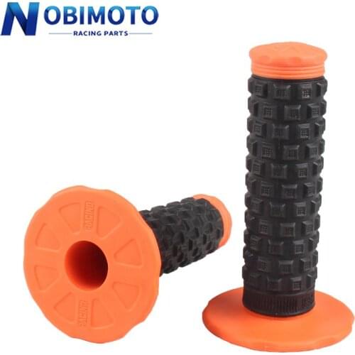 Motorcycle 7/8" Handle Grip 6 Colors Rubber Gel Handlebar Grips Motocross Dirt Pit Bike Hand Grips Accessories