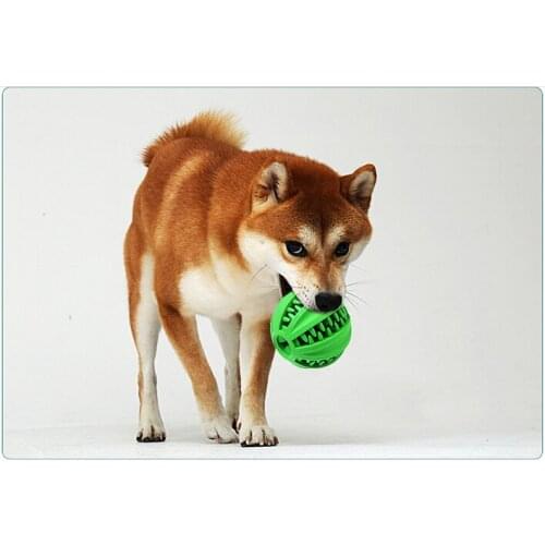 Rubber Dog Ball For Puppy FunnyToys for Dogs Dog Toys For Pet Puppies Large Dogs Tooth Cleaning Snack Ball Toy For Pet Products