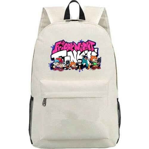 Friday Night Funkin FNF Mochila Students Backpack Shoulder Bags Durable Travel School Bag for teenagers canvas Laptop Bagpack