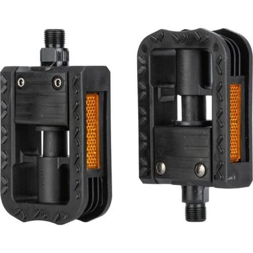 Ultra-light Flat Folding Bike Pedal Carbon Steel Mountain Bike Bicycle Pedals Foot MTB Road Bike Ball Bearing Pedals Accessories