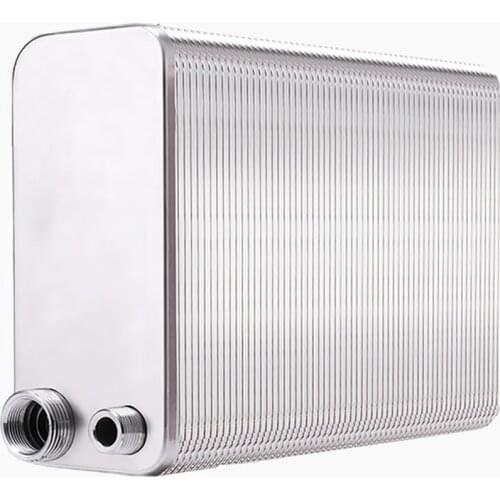 60 Plates Stainless Steel Heat Exchanger Beer Wort Chiller Cooler Home Brewing Beeer Brazed Plate Type Water Heater SUS304