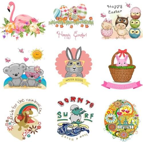 Iron-on Transfers for Clothing Patches Clorhing Letters Stickers Stripe Diy Cute Patch Vinyle Adhesive Flex Fusible Transfer F