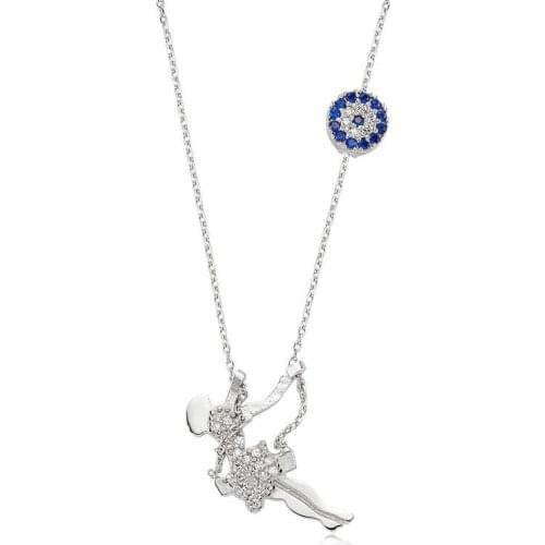Tevuli 925 Sterling Silver The Genres Change Rocker Girl lady necklace
