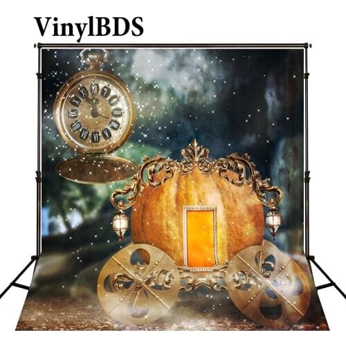 VinylBDS Photo Background Halloween Backdrop Fairy Tale Photography Backdrop Halloween Pumpkin Background Children Backdrops
