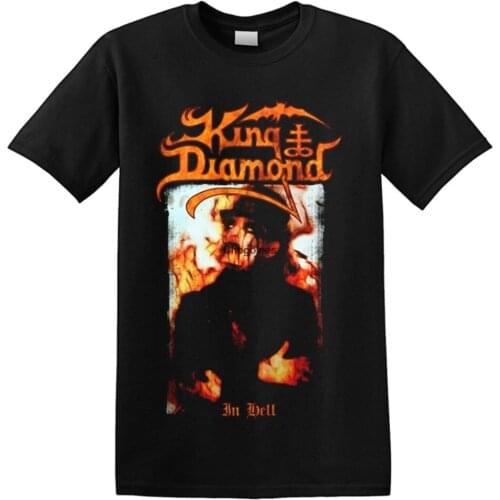 King Diamond 'In Hell' T ShirtTee HoodedFunny Birthday Cotton Tee Vintage Gift For Men Women(1)