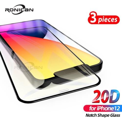 Protective Glass for Iphone 12 11 Pro Max Screen Protector for Iphone 12 Pro Glass 12 Mini Tempered Glass Full Cover Front Film