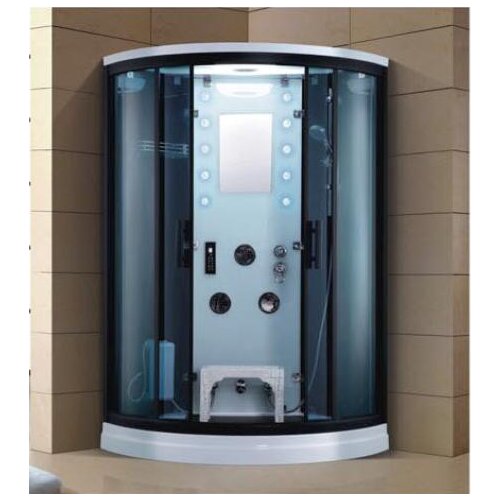 1100X1100X2150mm Luxury Steam Shower Cabin Bathroom Shower Enclosure Multi-Functional Wet Sauna Room A-307