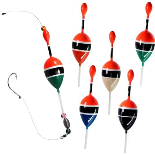 5pcs/lot Fishing Slip Float 15g 5g Slip Bobber Rigs Balsa Wood Fishing Float Bobber For Catfish Fishing