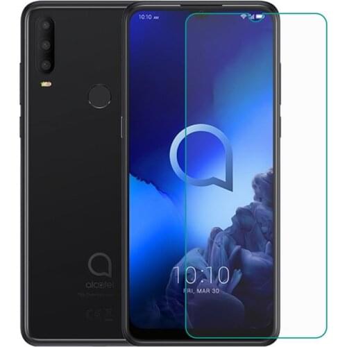 5PCS Tempered Glass On The For Alcatel 3X (2019) 5048U 5048Y GLASS Protective Film Clear Screen Protector Phone cover Guard 9H
