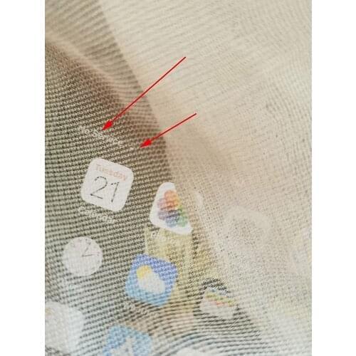 5G signal blocking mesh fabric used for bed canopy / mosquito net