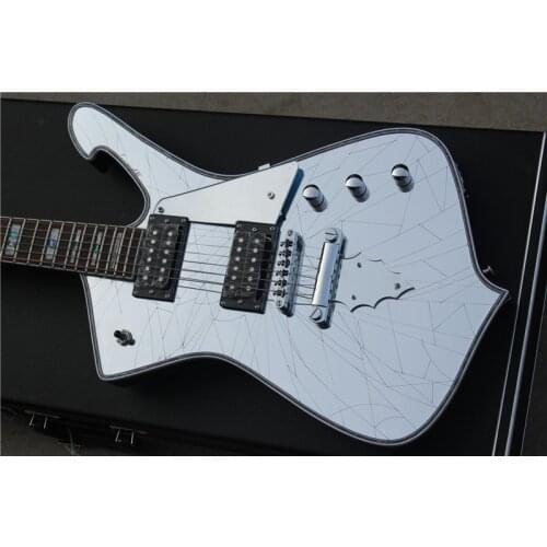 Custom - made 6 string electric guitar, broken mirror design, free delivery