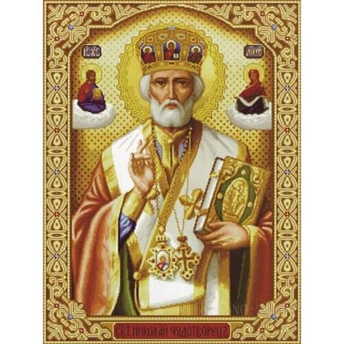 Diamond Mosaic Diy 5D Diamond Embroidery King Of The Bible Diamond Painting Cross Stitch Floral Rhinestone Decoration Stickers