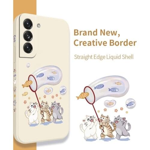 Prety Animal Phone Case For Samsung Galaxy S21 S20 FE S10 Note 20 10 Ultra Plus A72 A52 A42 A32 A71 A51 A41 A31 A21S Cover