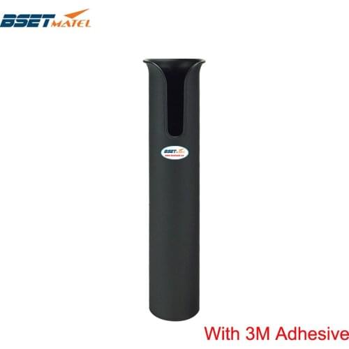 3M Adhesive ABS Plastic Rod Holders Fishing Rod Spinning Accessories Durable Pole Tube Mount With NO Hole Bracket Socket Rack