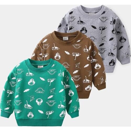 Childrens Long-sleeved Cartoon Pullovers Sweaters Toddler Kids Baby Boys Sweatshirt Childrens Little Clothing For Boys Top