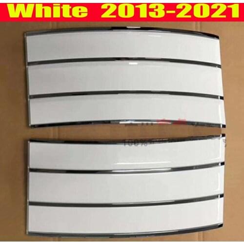 For Range Rover Vogue L405 2013-2021 2PCS WHITE Door Side Fender Vent Molding Cover Kit