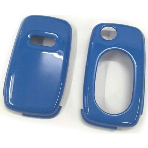 Gloss Blue Color Flip Key Remote Key Protection Case For Audi A3 8L A4 B5 B6 TT MK1 A6 C5