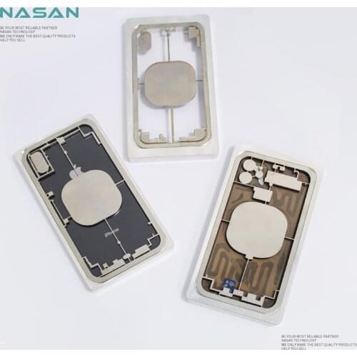 Laser Remove Back Glass Mold For 8 to 12 pro max Protect Housing Camera Charging Port Avoid Damage During Laser Machine Working