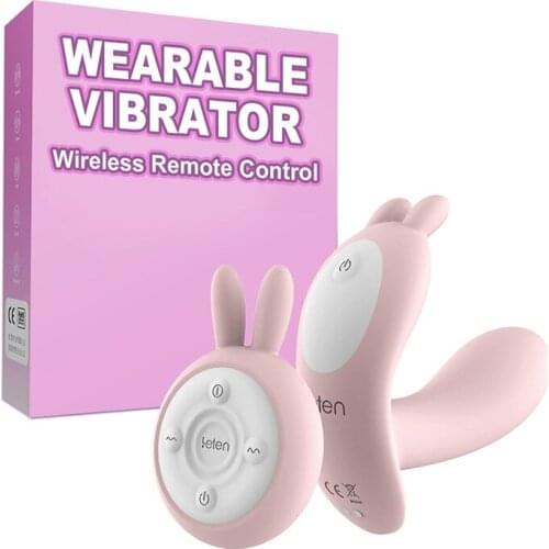 Leten T Shape Wear Under Panties Rabbit Vibrator For Women G-spot Clitoral Dildo stimulator Couple Sex adventure Sex Toys