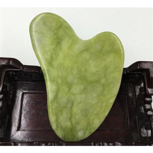 Face Natural Jade Scraping Board Facial Massager Guasha Pressure Therapy Scraper Health Care Beauty Massage Tool