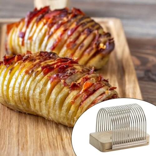 Stainless Steel Potato Slicing Rack Making Peeler French Fries Cutters Slicer Wavy Kitchen Knife Vegetable Fruit Accessories New