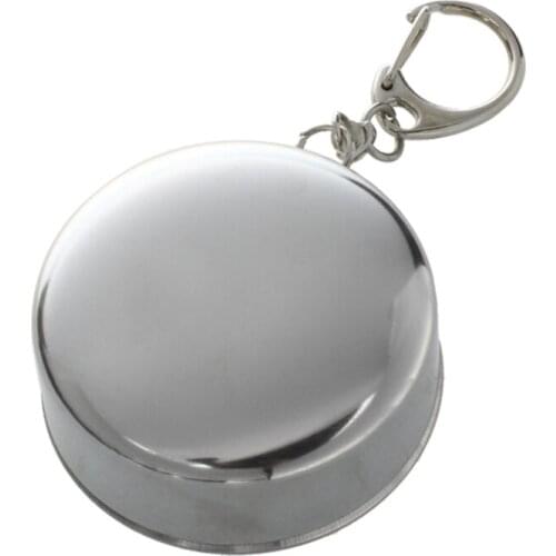 New-Portable Stainless Steel Telescopic Retractable Travel Folding Collapsible Cup