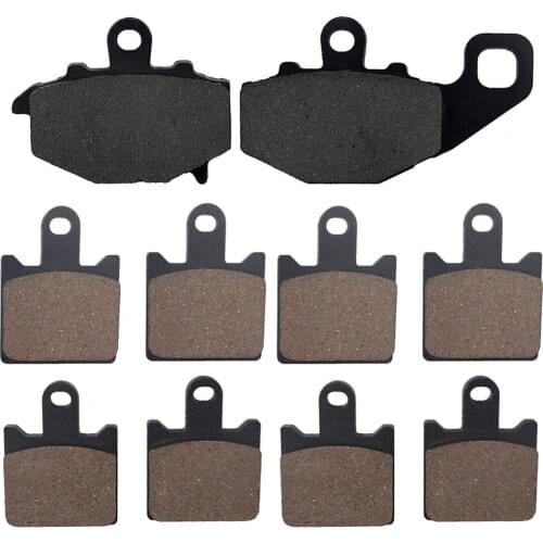 Motorcycle Front + Rear Brake Pads Disks for Kawasaki ZX6R (ZX 600 P/R) (07-14) ZX600