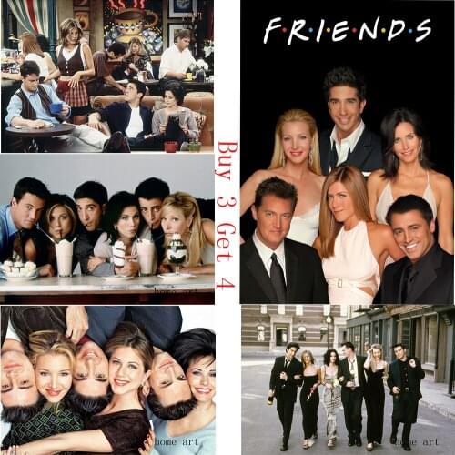 Friend movie Poster Clear Image Wall Stickers Home Decoration Good Quality Prints White Coated Paper