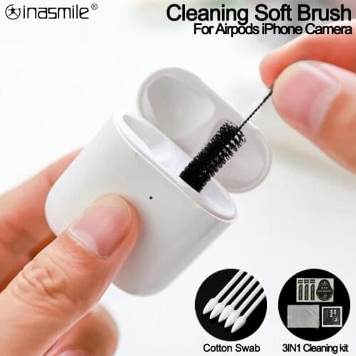 Brush Cleaning Tool for Airpods Pro 2 3 for Xiaomi Airdots for Huawei Freebuds 2 Pro Case Clean Tools Cotton Disposable Stick