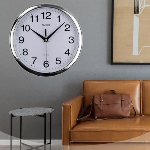 Modern Wall Clock Watches Silent Non Ticking Home Living Room Office Decor Silcent