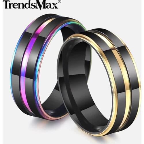 Trendsmax Gold Rings For Men