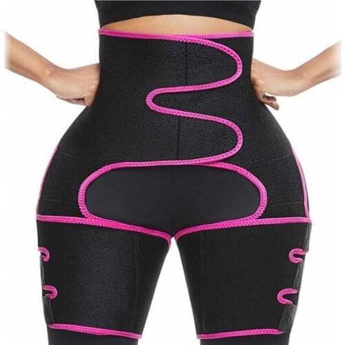 Waist And Thigh Trimmer Neoprene Thermo Trainer Leg Shaper Corset Weight Loss Slimmer Fat Burning Sweat Sauna Workout Wrap Belt