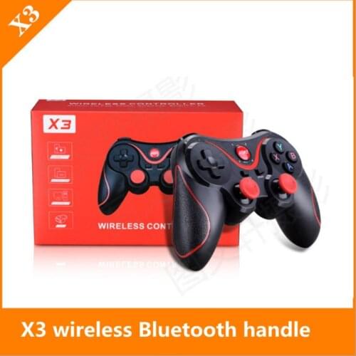 X3 Wireless Bluetooth Gamepad for IOS Android Mobile Phone Wireless Joystick Controller Game Handle For Tablet TV Box Holder