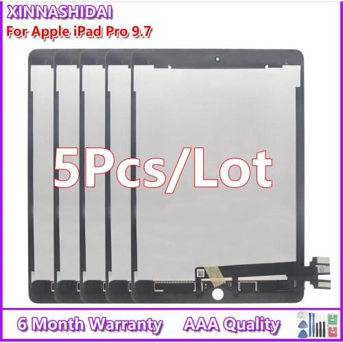 5pcs Lcd High Quality For iPad Pro 9.7 A1673 A1674 A1675 LCD Display Touch Screen Digitizer Sensors Assembly Panel Replacement