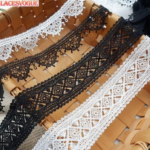 14yards(7y) 3-4cm Embroidery lace trim patchwork Handmade DIY Garment needlework sewing accessories Clothing Decoration 767