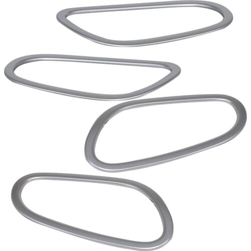 ABS 4pcs Chrome Interior Inner Door Handle Surround Cover Trim Fit for Nissan Qashqai J11 2014 2015 2016 2017 2018 2019 2020